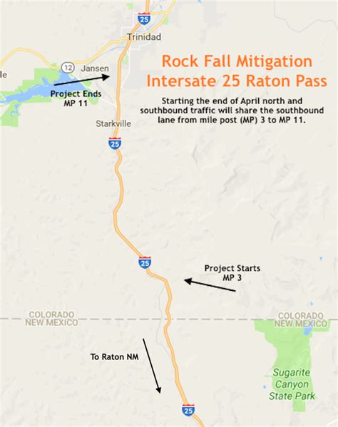 Rockfall Mitigation to Begin on I-25 Raton Pass — Colorado Department ...