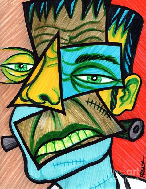 Image result for frankenstein abstract drawing | Frankenstein art ...