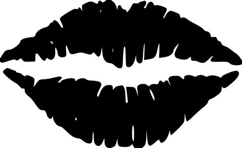 SVG > lips face lipstick kiss - Free SVG Image & Icon. | SVG Silh