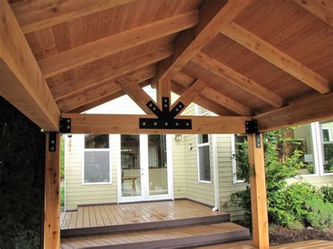 post and beam patio plans - Luann Mello