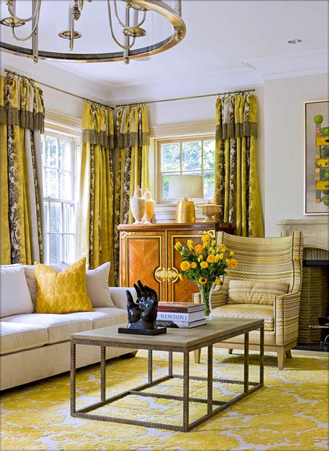 Living Room Ideas With Yellow Curtains - Living Room : Home Decorating ...