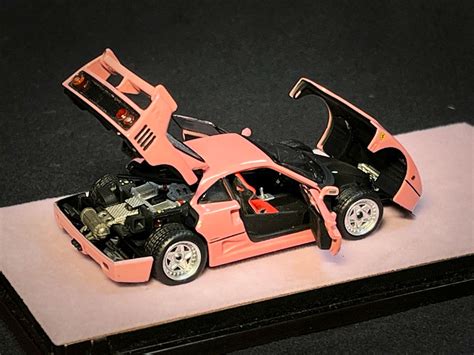 PGM Ferrari F40 LM - Pink • DiecastSociety.com