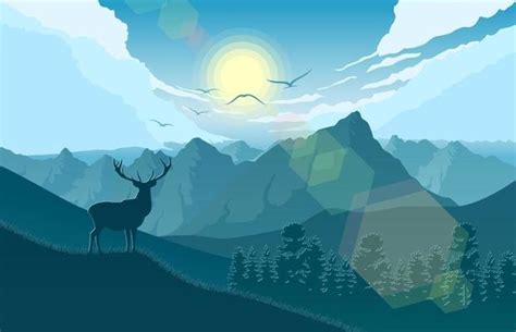 Wildlife Background Vector Art, Icons, and Graphics for Free Download