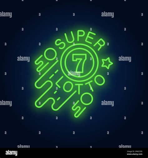 Super lotto neon sign Stock Vector Image & Art - Alamy