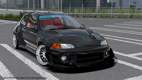 【Assetto Corsa】ホンダ・シビック SiR II EG6 ワイドボディー Pushin P Tuned | Honda Civic EG Widebody Pushin P ...