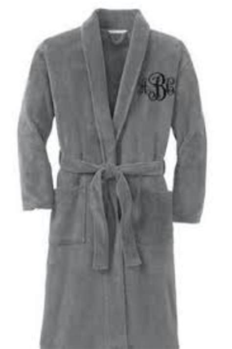 Monogrammed Plush Microfleece Robe Comfy and Adorable Great - Etsy