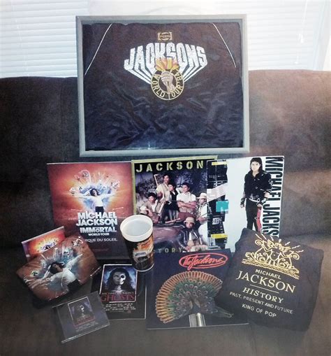 Michael Jackson tour items including rare HIStory tour jacket and ...