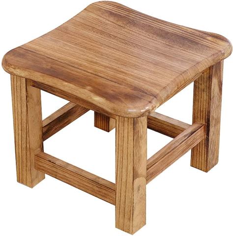 Foot Stool HAIMING Stool Solid Wood Adult Small Bench Fashion Sofa Family Coffee Table Pine ...