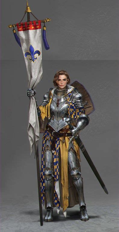 Joan of Arc by Hongyu Wang : armoredwomen | Fantasy female warrior ...