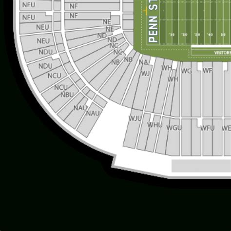 Penn State Stadium Map