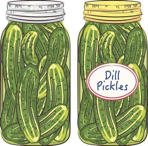 Royalty Free Dill Pickle Clip Art, Vector Images & Illustrations - iStock