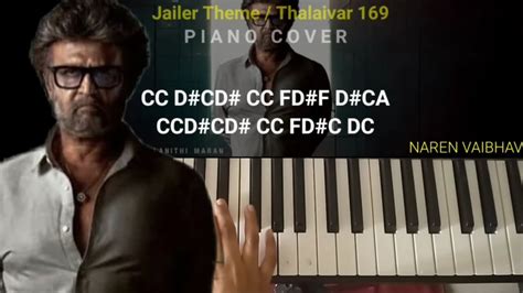 Jailer theme Keyboard Cover with NOTES - YouTube