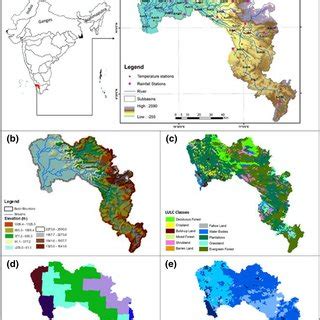 a Study area map (Periyar river basin) showing elevation and other... | Download Scientific Diagram