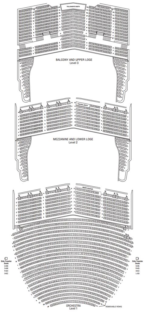 San Diego Civic Theatre Seating Chart