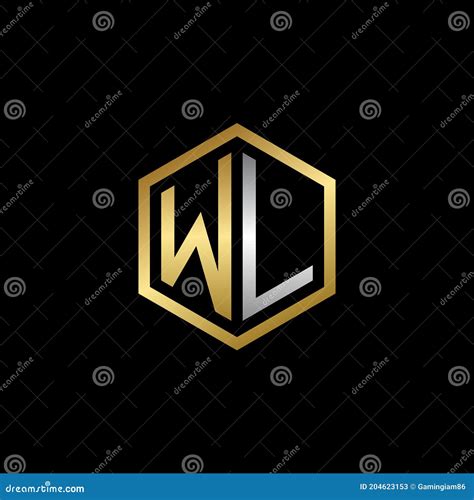 Vector Graphic Initials Letter WL Logo Design Template Stock Vector - Illustration of geometric ...