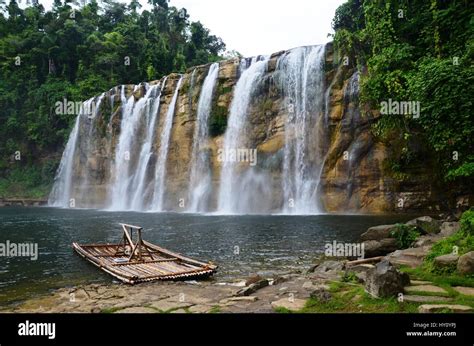 Tinuy-an Falls - a multi-tiered waterfall in Bislig, Surigao del Sur, Philippines Stock Photo ...