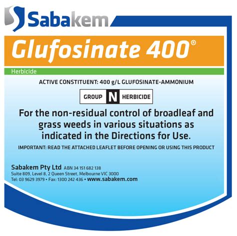 Glufosinate 400 - Sabakem