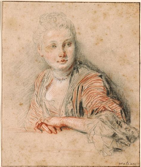 Antoine Watteau | 1684-1721 | Head and Bust of Seated Woman | The Morgan Library & Museum Master ...