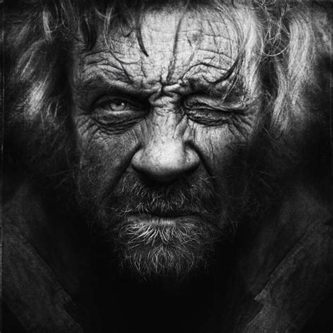 Haunting Black and White Portraits of Homeless People | CGfrog