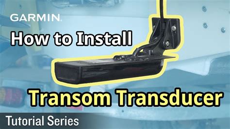 Tutorial – How to Install a Garmin Transom Transducer - YouTube