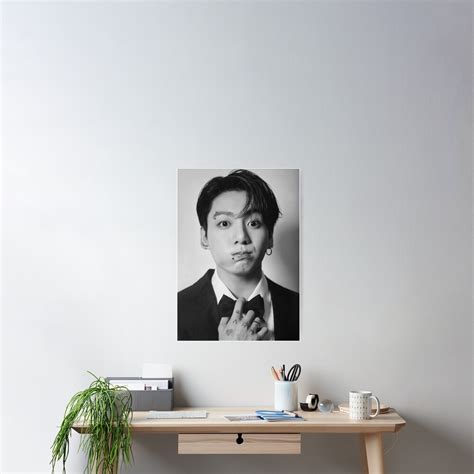 "BTS Jungkook The Fact Photobook 2022 B&W" Poster for Sale by mondongos ...