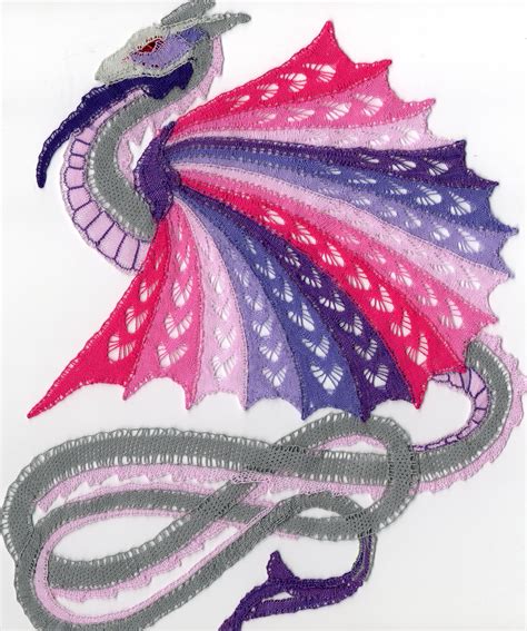 Milanese Bobbin Lace Pattern - Dragon (Olivia) - Mainly Lace