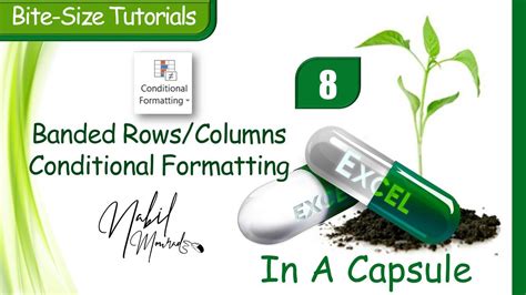 Simple Method to Create Banded rows in Excel