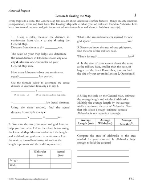 Using A Map Scale Worksheet – Zip Worksheet