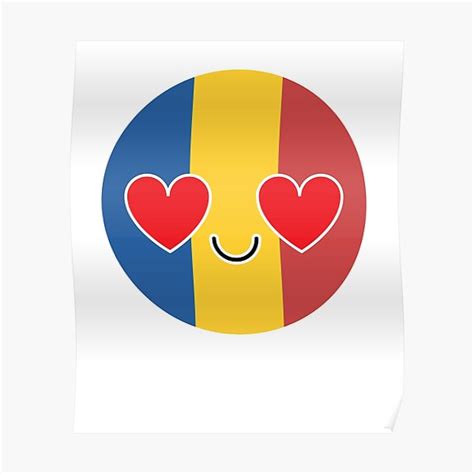 "Romania Emoji " Poster by HippoEmo | Redbubble