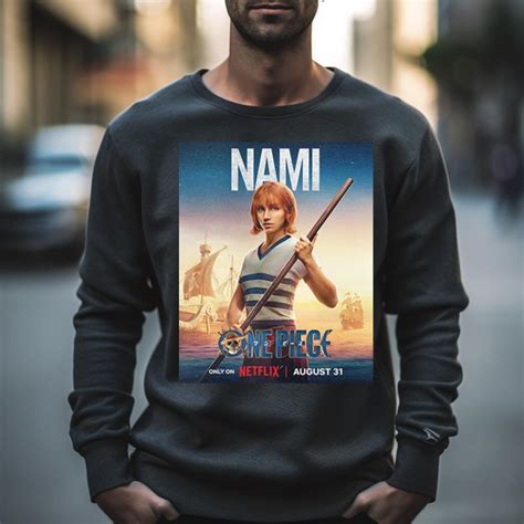 Nami One Piece Live Action Netflix Poster T Shirt - Hersmiles