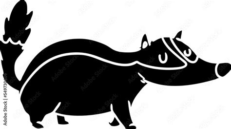 cartoon badger Stock Vector | Adobe Stock