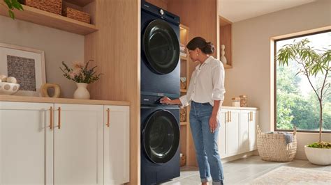 The Samsung Bespoke Ultra Capacity Front Loading Washer and Dryer ...