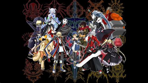 Blazblue Calamity Trigger Character Select - YouTube