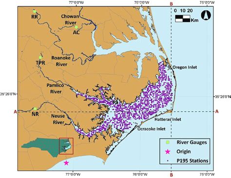 Pamlico Sound, NC and the Chowan, Roanoke, Pamlico, and Neuse Rivers.... | Download Scientific ...