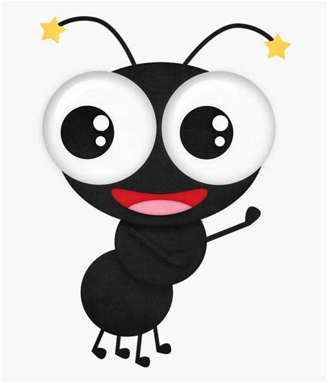 Transparent Bug Clipart - Cartoon Black Ant Png, Png Download - kindpng