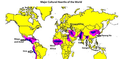 Cultural Hearths of the World - Pan Geography