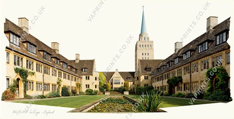 Nuffield College Oxford. The Lower Quad and Tower