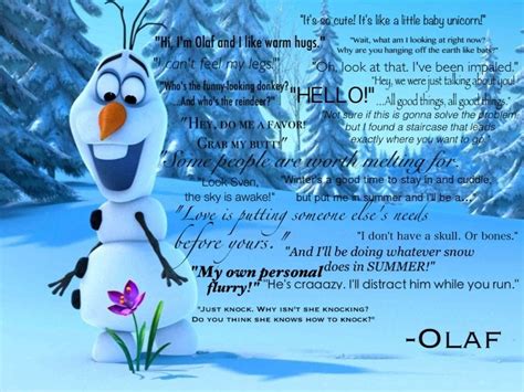 Olaf quotes! : r/Frozen