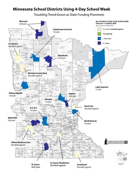 Minnesota School Districts Using 4-Day School Week