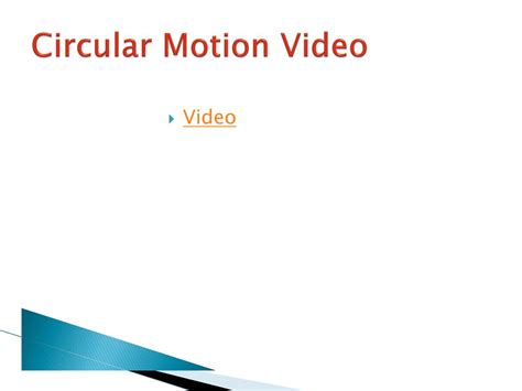 PPT - Circular Motion PowerPoint Presentation, free download - ID:2451596