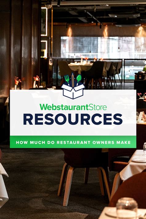 Average Salary for Restaurant Owners - WebstaurantStore