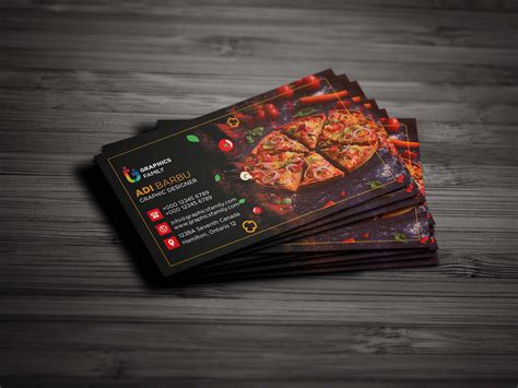 Restaurant Business Card Template | ubicaciondepersonas.cdmx.gob.mx