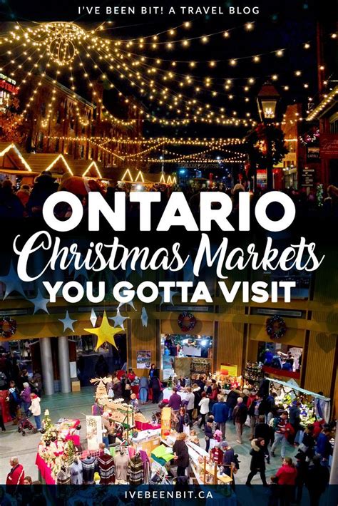 30+ Ontario Christmas Markets Yule Absolutely Adore [2023] | Christmas market, Ontario travel ...