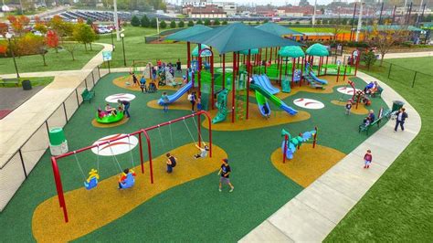 Colorful Playgrounds | Playground design, School playground design, School playground