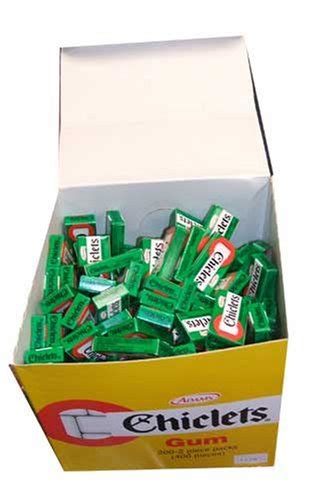 Mints Bulk: Chiclets Chicklets Chewing Gum Large Box, 200 individually ...