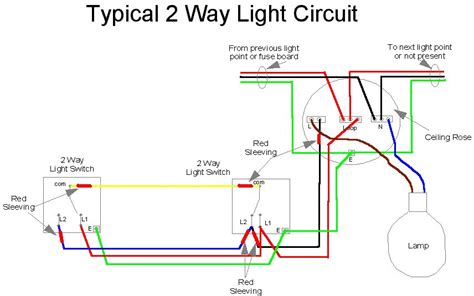 2 way lighting wiring diagram uk