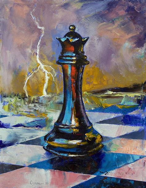 Chess Piece Painting at PaintingValley.com | Explore collection of Chess Piece Painting