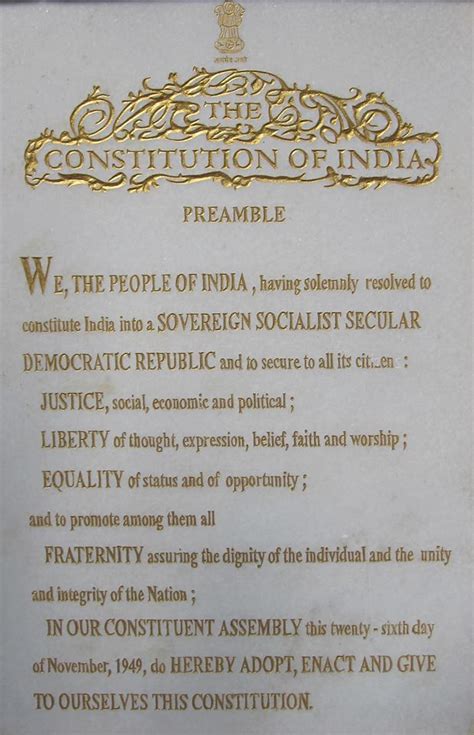 preamble of the indian constitution | meaning of preamble