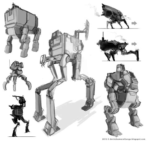 Mech Sketches by Devin87 on DeviantArt