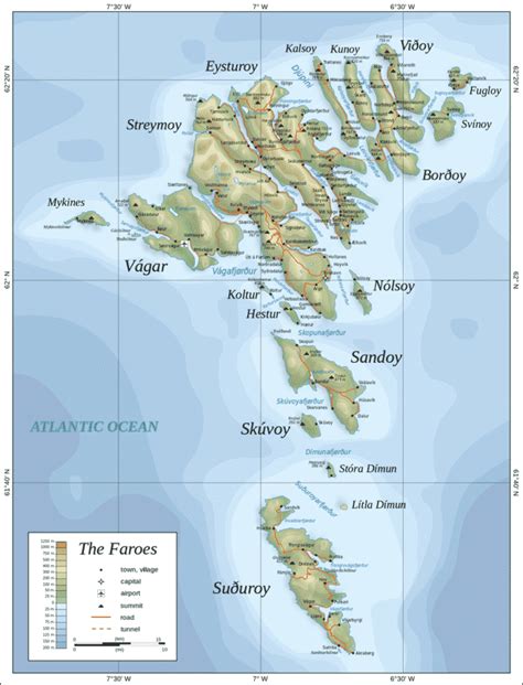 Map of Faroe Islands | Guide to Faroe Islands : Guide to Faroe Islands